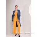 China Women Yellow Color Wide Leg Cami Jumpsuit Manufactory